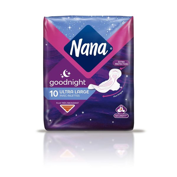 Achetez, Nana Serviettes hygièniques avec ailettes good night ultra 20  serviettes