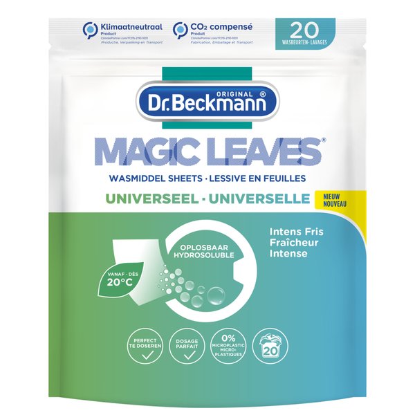 Lessive Magic Leaves Lessive en feuilles Universelle DR. BECKMANN
