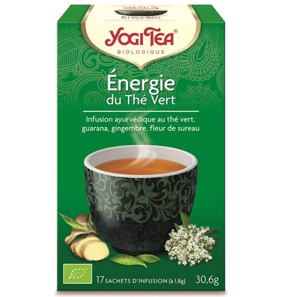 Thé, tisane & café Énergie du Thé Vert - 17 sachets YOGI TEA