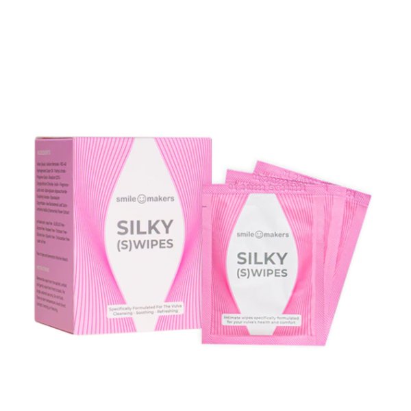 Lingettes intimes Silky (S)Wipes - 12 pièces SMILE MAKERS