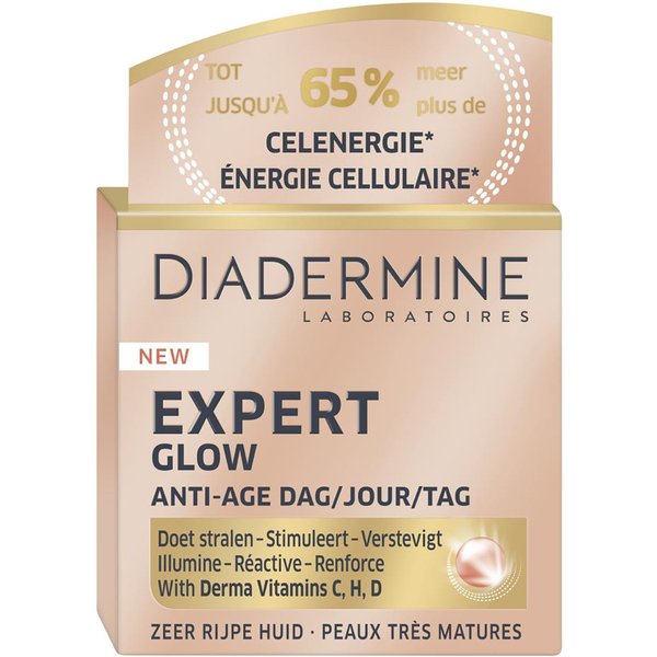 Crème de Jour Anti-âge Expert Active Glow de Diadermine