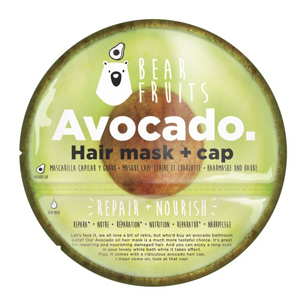 cursief Dapperheid Kom langs om het te weten Haarverzorging Avocado haarmasker + haarnetje BEARFRUITS | DI