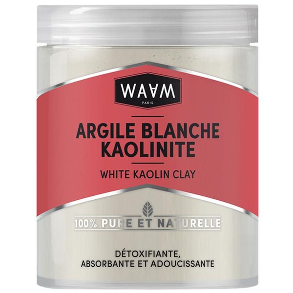 Soin Visage Argile blanche Kaolinite WAAM