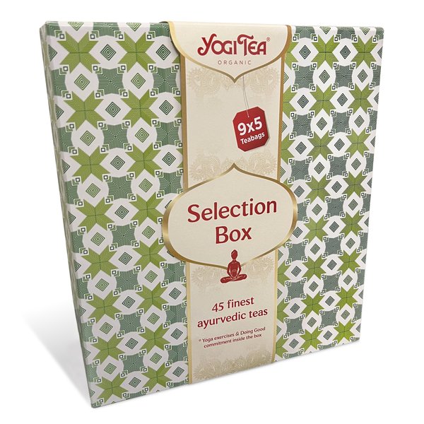 Thé, tisane & café Selection Box - 45 sachets YOGI TEA